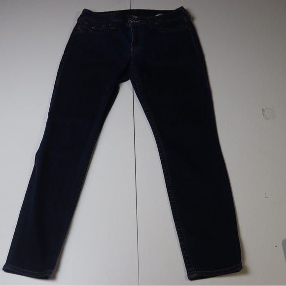 True Religion World Tour Jeans Blue Classic Fit Womens 30 Flap Pocket - Picture 3 of 5